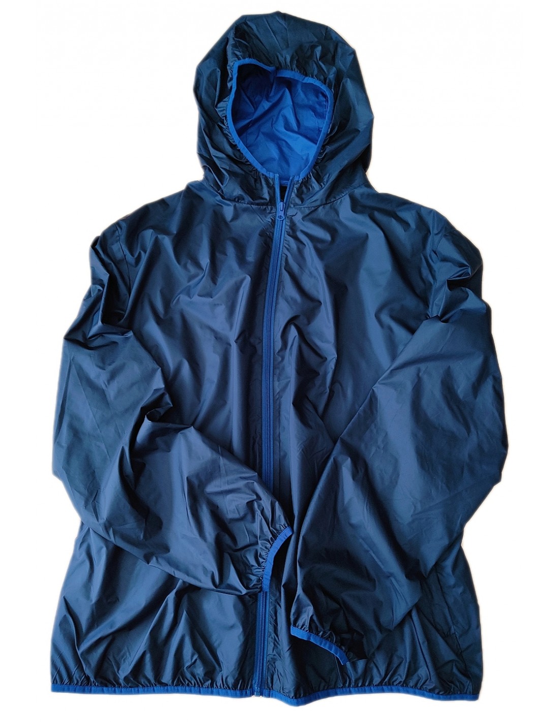 Kway giacca impermeabile uomo taglie forti Maxfort art. e2080 blu
