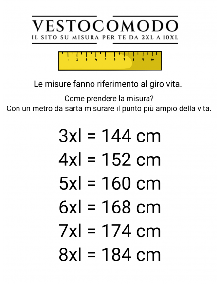 Camicia Stretch | Bianco | Dalla 3XL alla 8XL