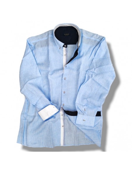Camicia 100% Lino Ultimi Capi Tg.6XL e 7XL