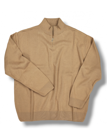 Cardigan Mezza Zip Ultima Taglia 4XL