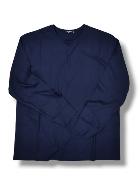 DA 3XL A 10XL MAGLIA MANICA LUNGA UOMO BASIC TAGLIE FORTI MAXFORT