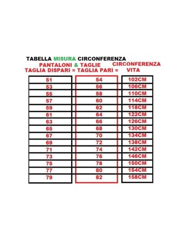 Pantalone Basic Ultima Taglia 54