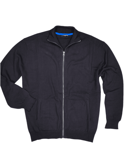 Cardigan Zip Intera 100% Cot. Dalla 3XL alla 7XL