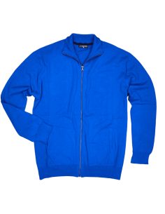 Cardigan Zip Intera 100% Cot. Ultime Taglie 5XL e 6XL