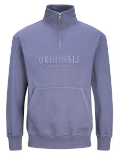 Felpa Mezza Zip Ultime Taglie 5XL e 6XL