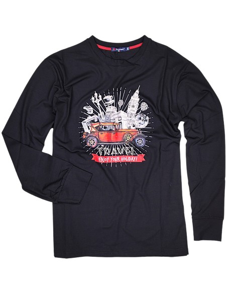 Maglia | Nero | Dalla 3XL alla 10XL