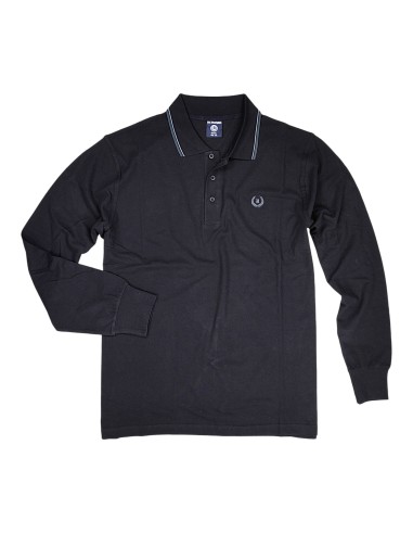 Polo Caldo Cotone | Nero | Dalla 3XL alla 9XL