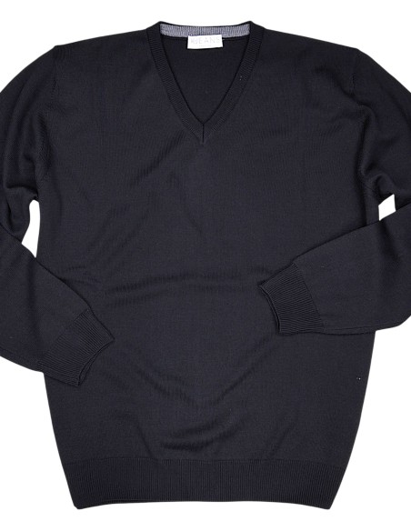 Maglia Scollo a Punta Lana Merinos Ultima Taglia 6XL