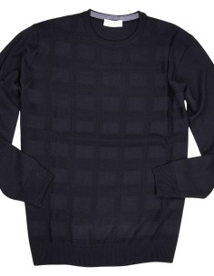 Maglia Lana Merinos Quadroni Ultima Taglia 6XL