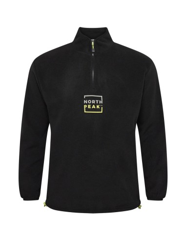 Felpa Pail Rasato Mezza Zip Ultime Taglie 4XL e...