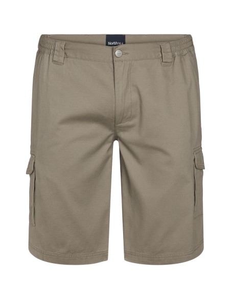 Bermuda Cargo 100%Cot. Elastico Vita Ultimo Capo 6XL