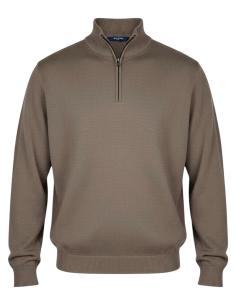 Cardigan Lana Mezza Zip Dalla 3XL alla 8XL