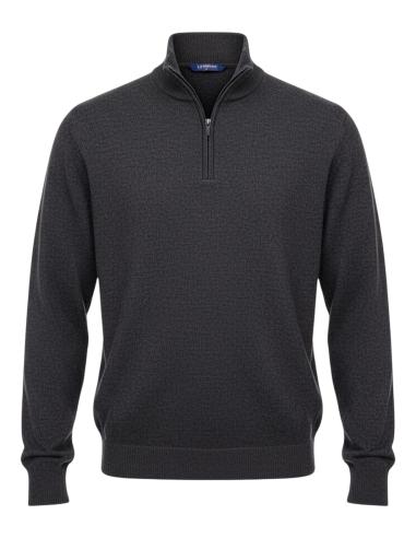 Cardigan Lana Mezza Zip Dalla 3XL alla 8XL