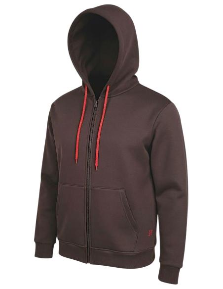 Felpa Zip Intera e Cappuccio Dalla 3XL alla 10XL