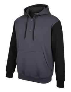 Felpa Mezza Zip e Cappuccio Dalla 3XL alla 10XL