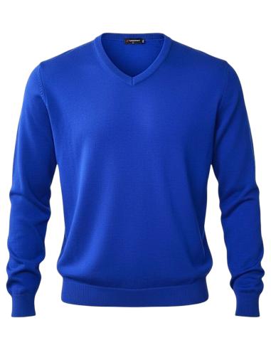 Pullover Scollo a V Lana Da 3XL a 8XL