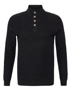 Cardigan Lavorato con Collo Bottoni Dalla 3XL alla 6XL