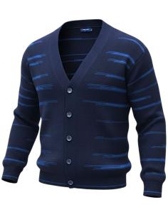 Cardigan con Bottoni Da 3XL a 8XL