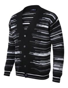 Cardigan con Bottoni Da 3XL a 7XL