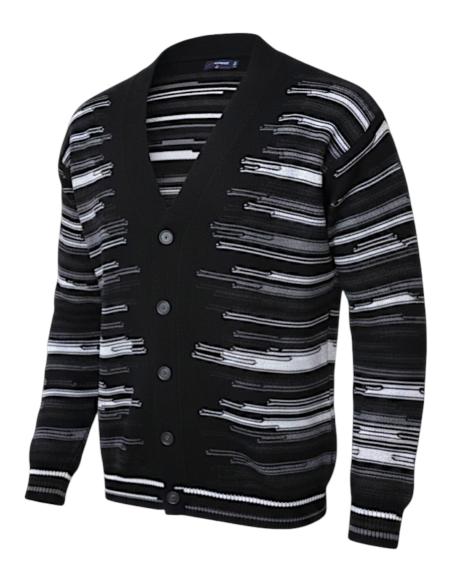 Cardigan con Bottoni Da 3XL a 7XL