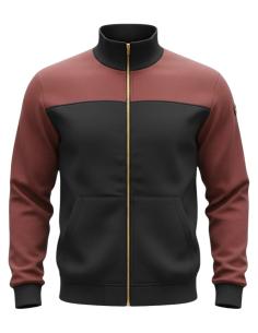 Felpa Bicolore Zip Intera Dalla 3XL alla 7XL