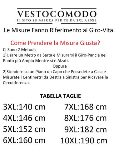 Smanicato Dalla 4XL alla 10XL