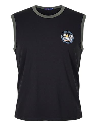 Maglia Smanicata Puro Cotone Da 3XL a 8XL