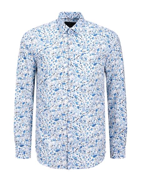 Camicia 100%Cot. Fantasia Da 3XL a 6XL