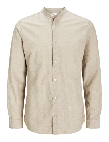 Camicia Coreana in Lino Da 3XL a 8XL