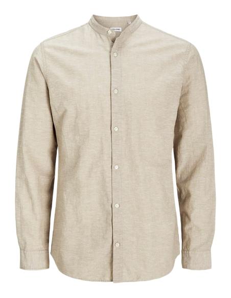 Camicia Coreana in Lino Da 3XL a 8XL