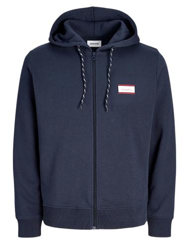 Felpa con Zip Intera e Cappuccio Dalla 3XL alla...